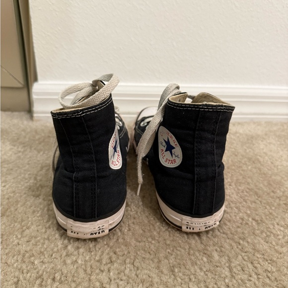 Converse Black and White High-Top Sneakers - Picture 4 of 4
